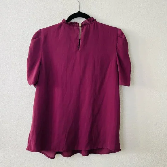 WHO WHAT WEAR Womens Red Top  Size: M - Picture 3 of 5